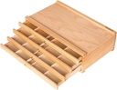 Storage Box, 4-Drawer Wood