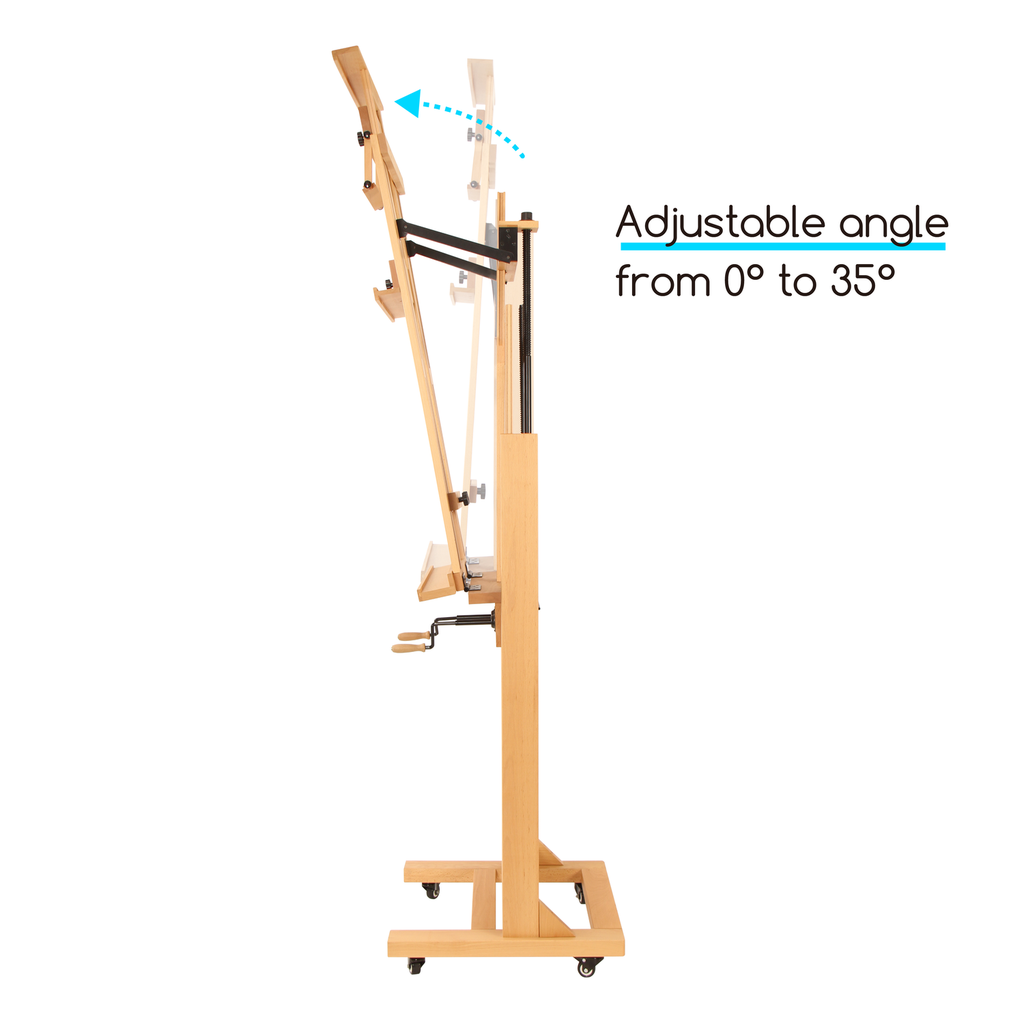 MEEDEN, Easel, Deluxe Studio Heavy Duty Artist Easel