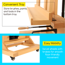 MEEDEN, Easel, Deluxe Studio Heavy Duty Artist Easel