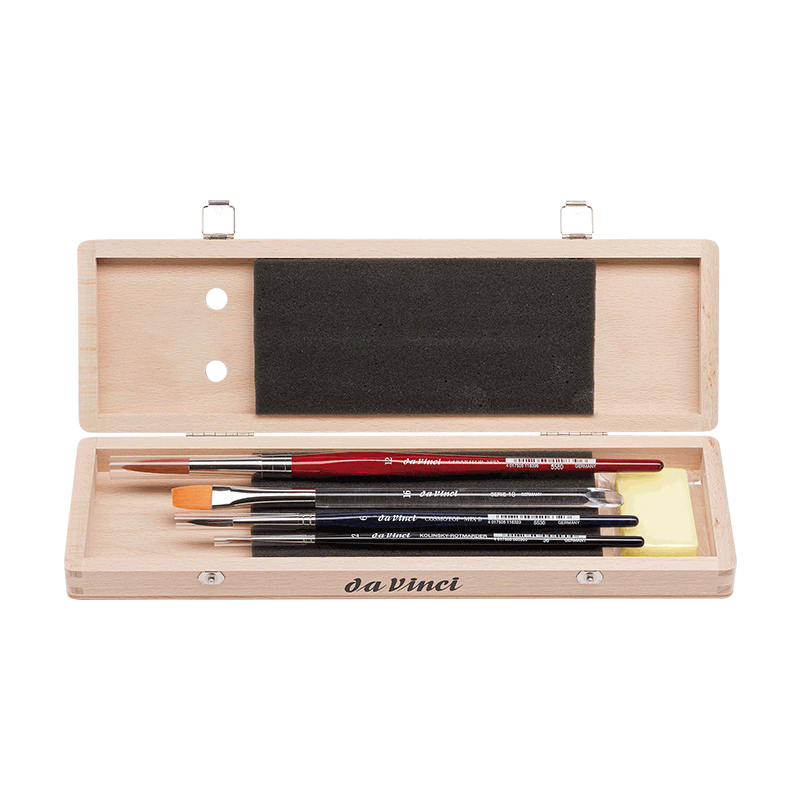 Da Vinci, SET, WC BRUSH SET 1 wooden Box